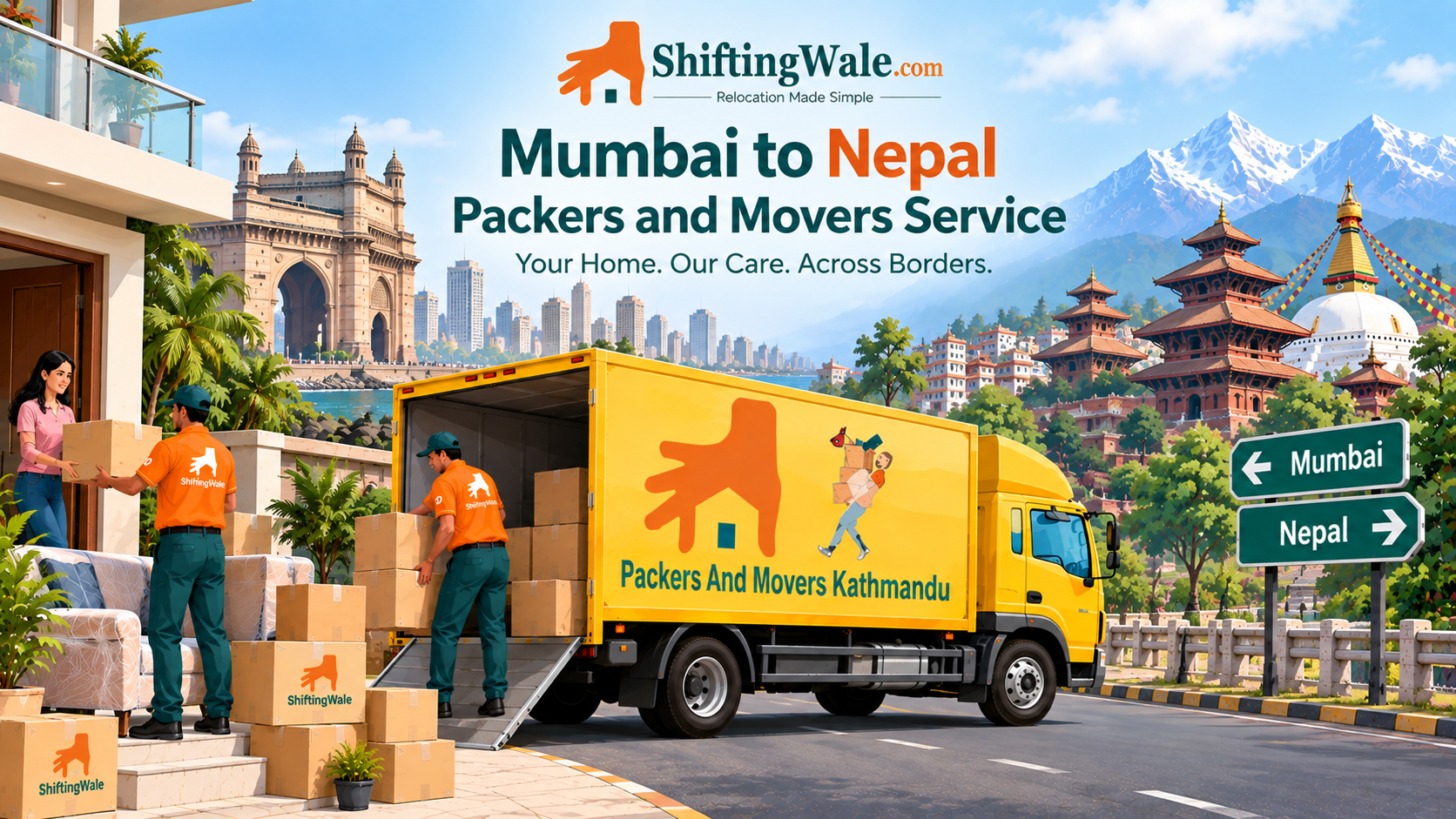 Mumbai to Nepal Packers and Movers Service