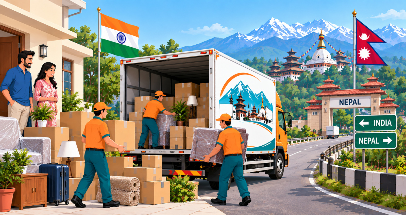 Moving Household Items from India to Nepal