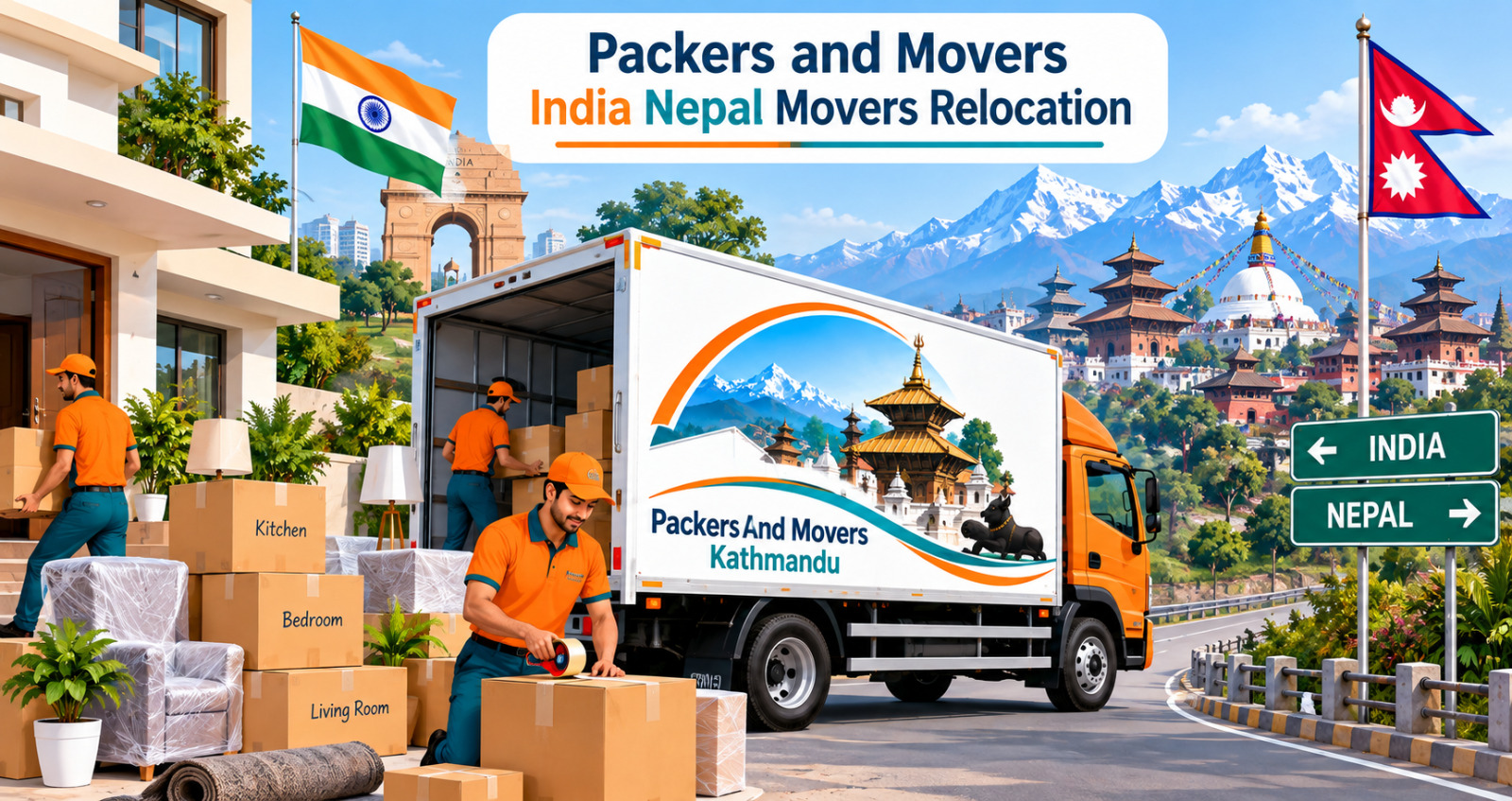 Packers and Movers India To Nepal Movers Relocation
