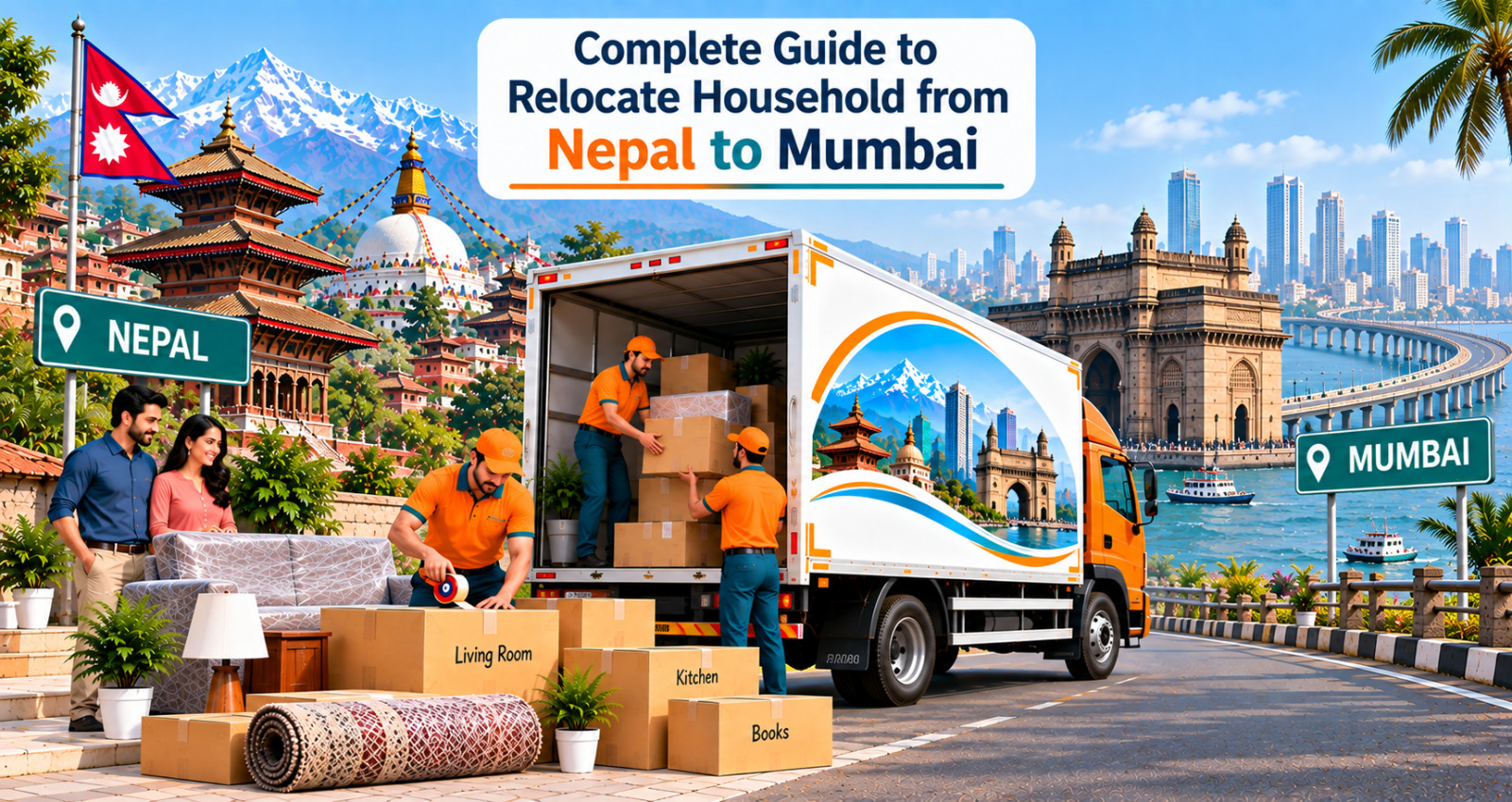 Complete Guide to Relocate Household from Nepal to Mumbai
