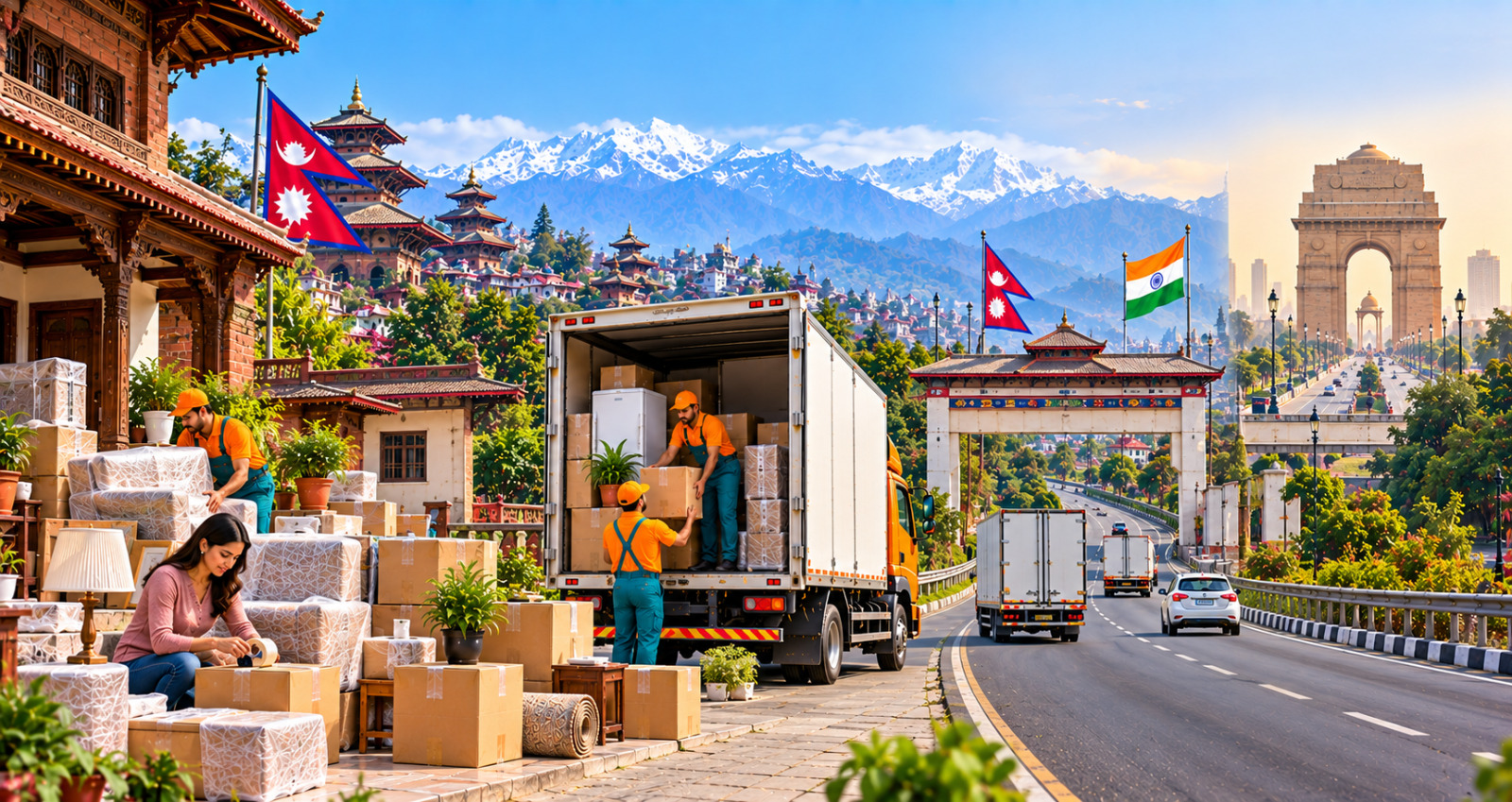 Nepal to Delhi Movers and Packers Complete Guide