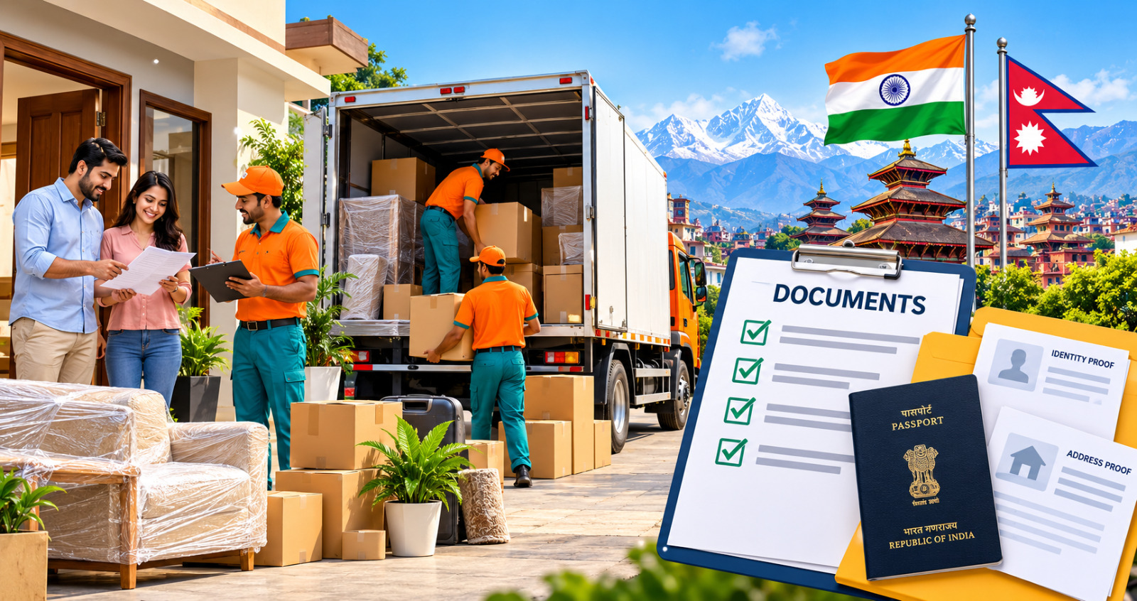 Documents Required for Household Shifting from India to Nepal