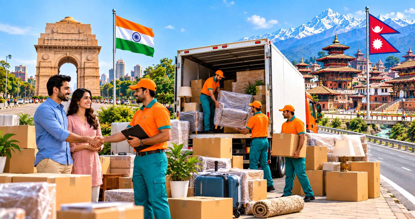 Dependable Packers and Movers for India Nepal Relocation