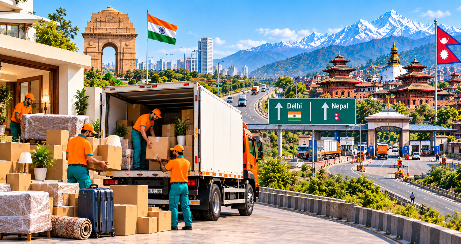 Complete Moving Guide from Delhi to Nepal