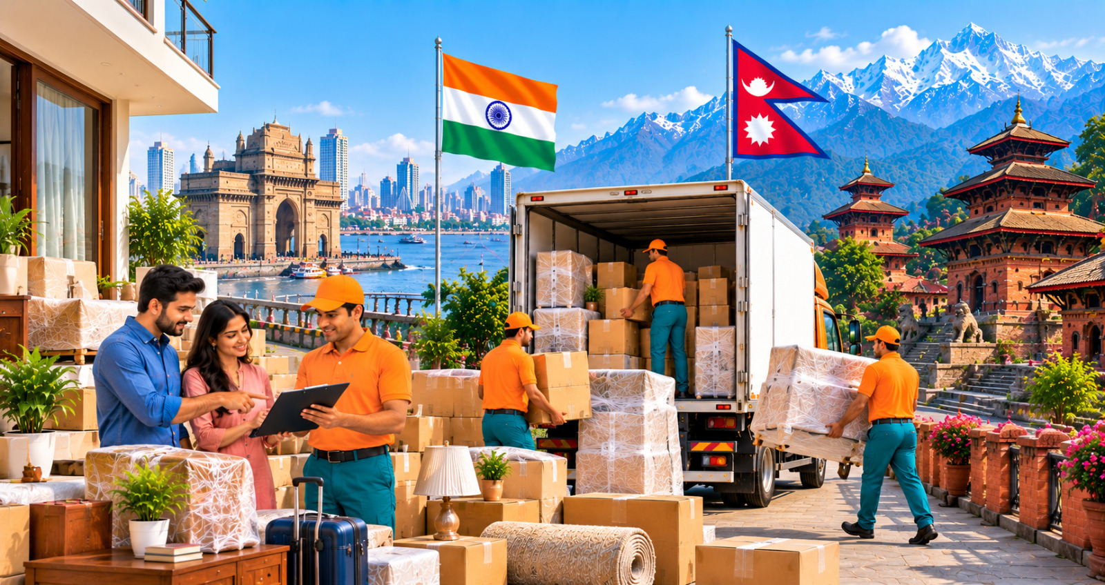 Guide to Household Shifting from Mumbai to Nepal
