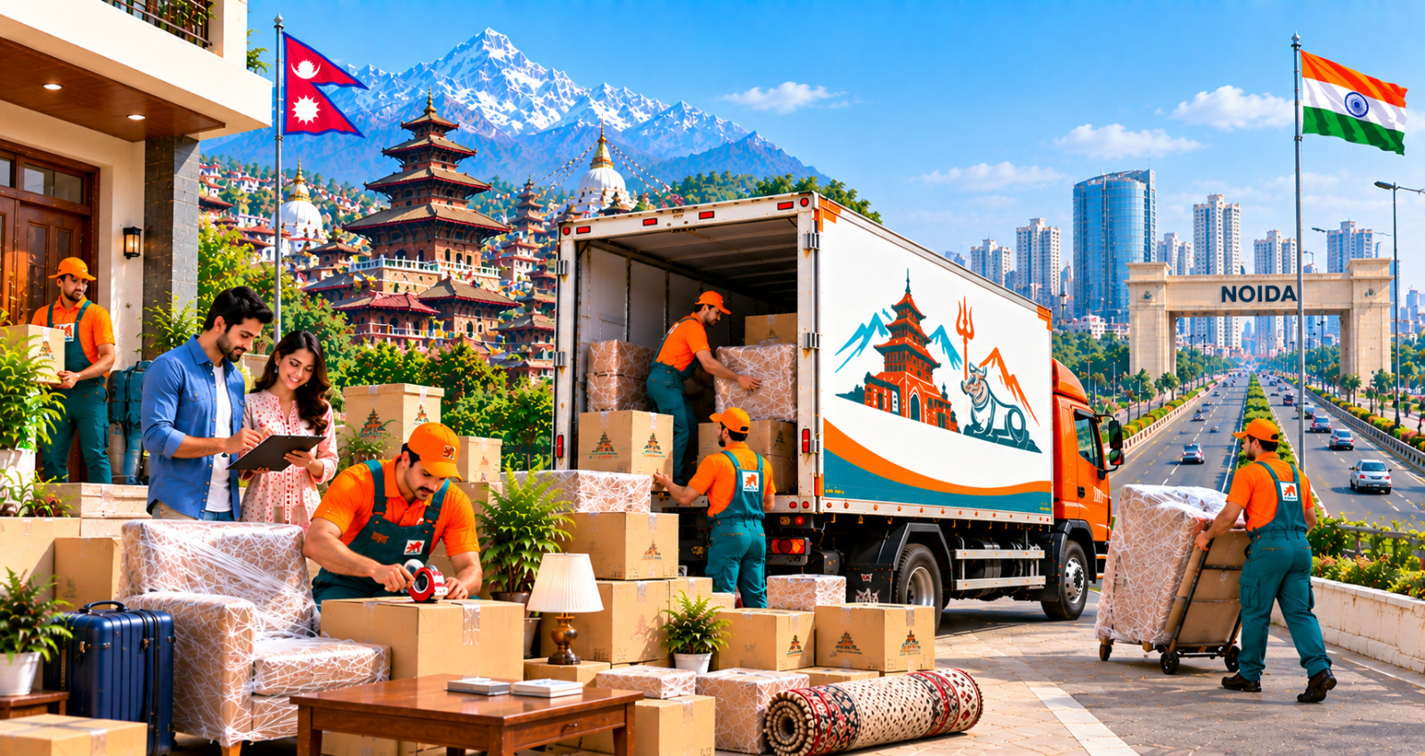 House Shifting Service From Kathmandu to Noida