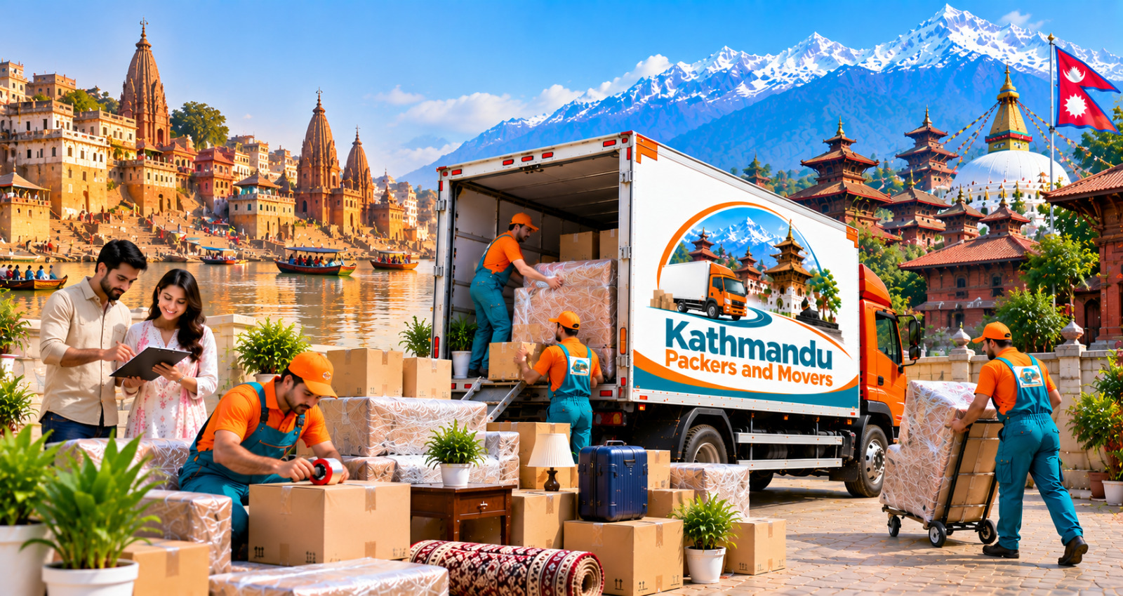 Varanasi to Kathmandu House Shifting Company