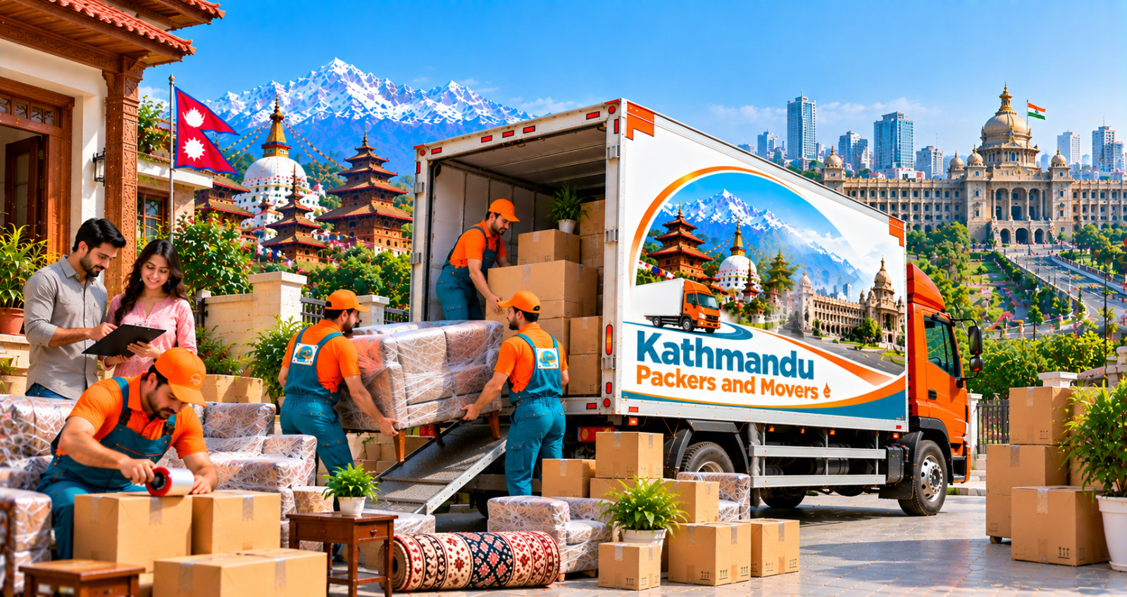Home Shifting Services from Kathmandu to Bengaluru