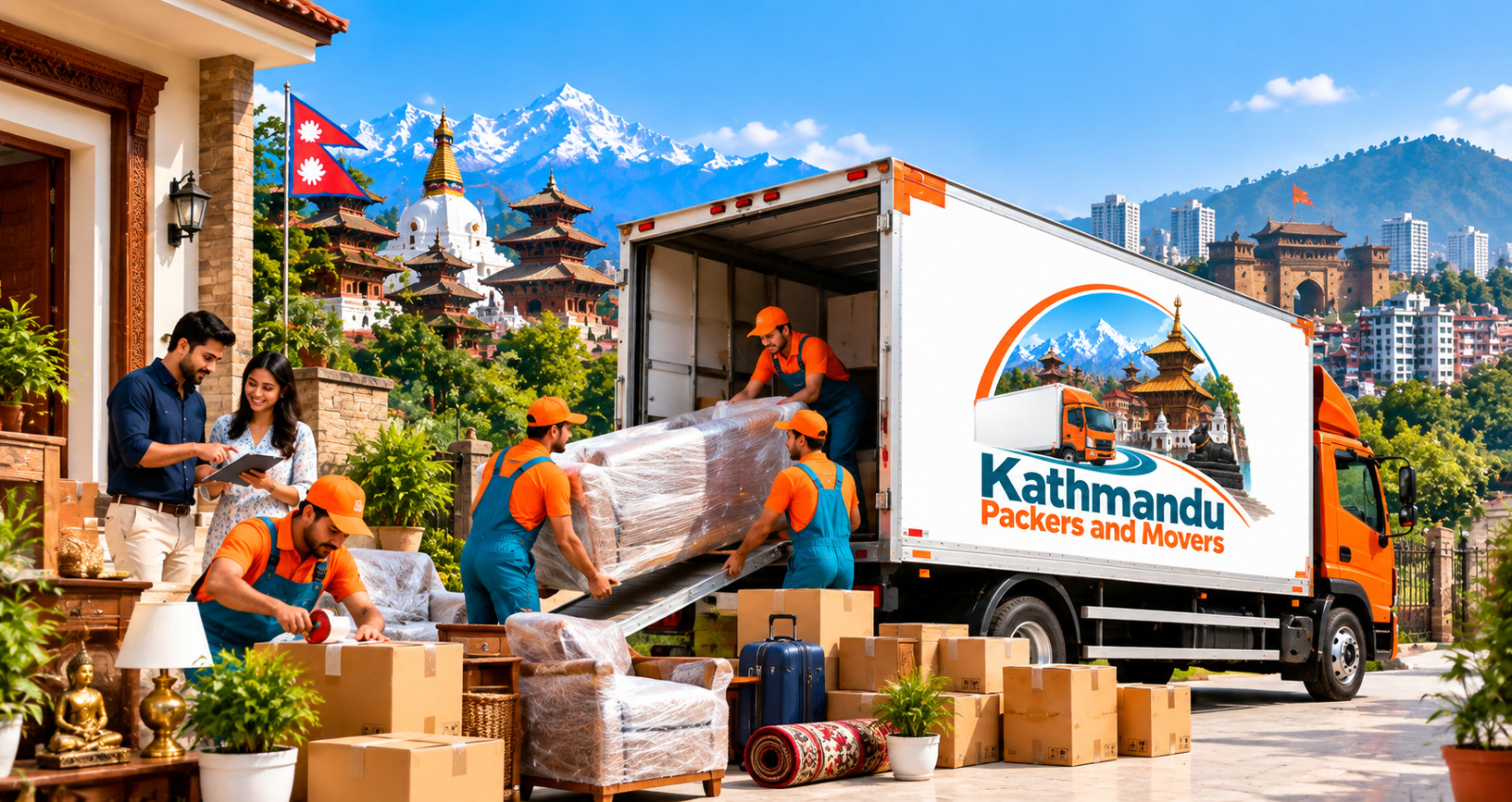 House Moving Service from Kathmandu to Chennai