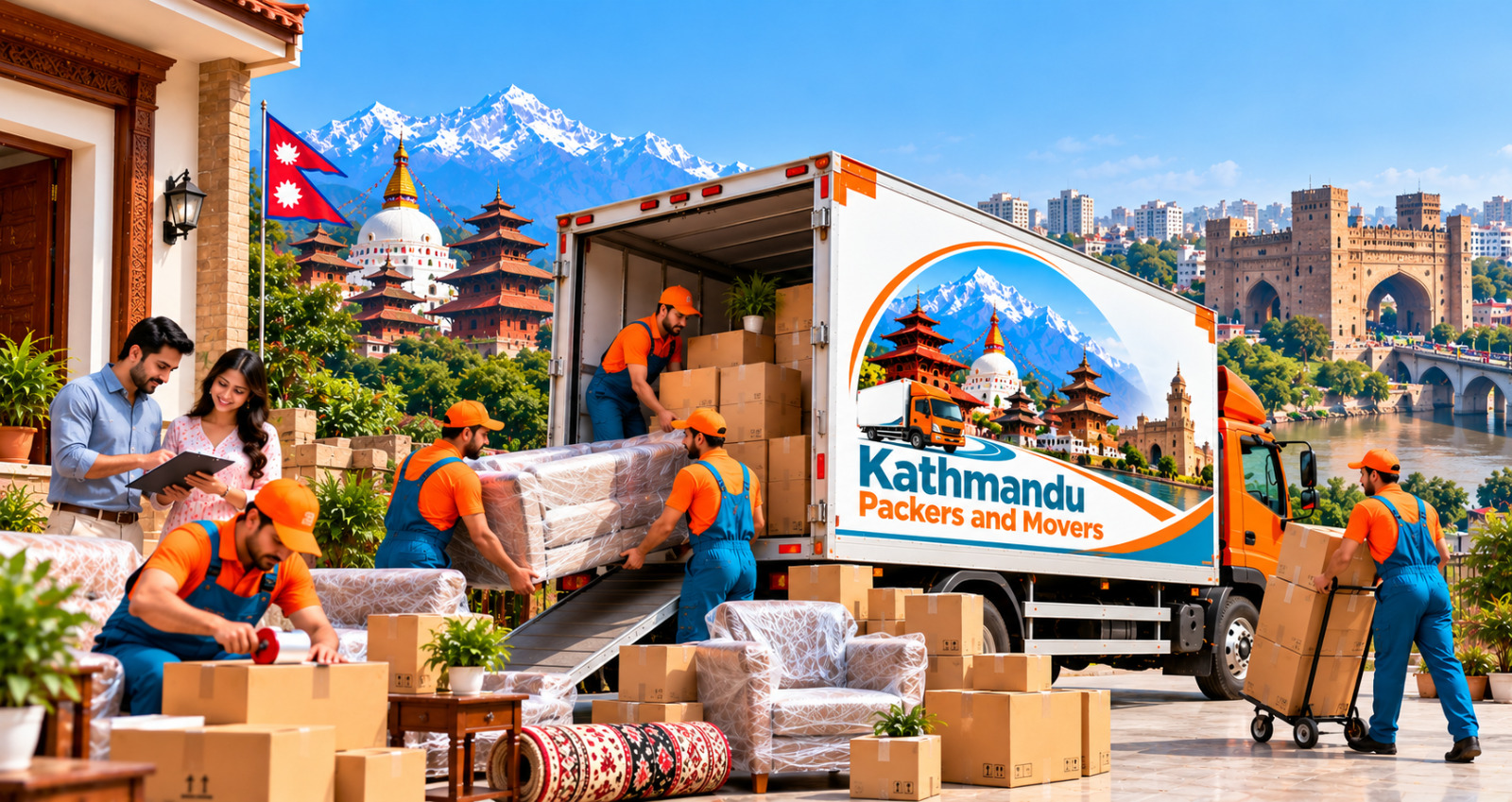 Home Shifting Service from Kathmandu to Ahmedabad