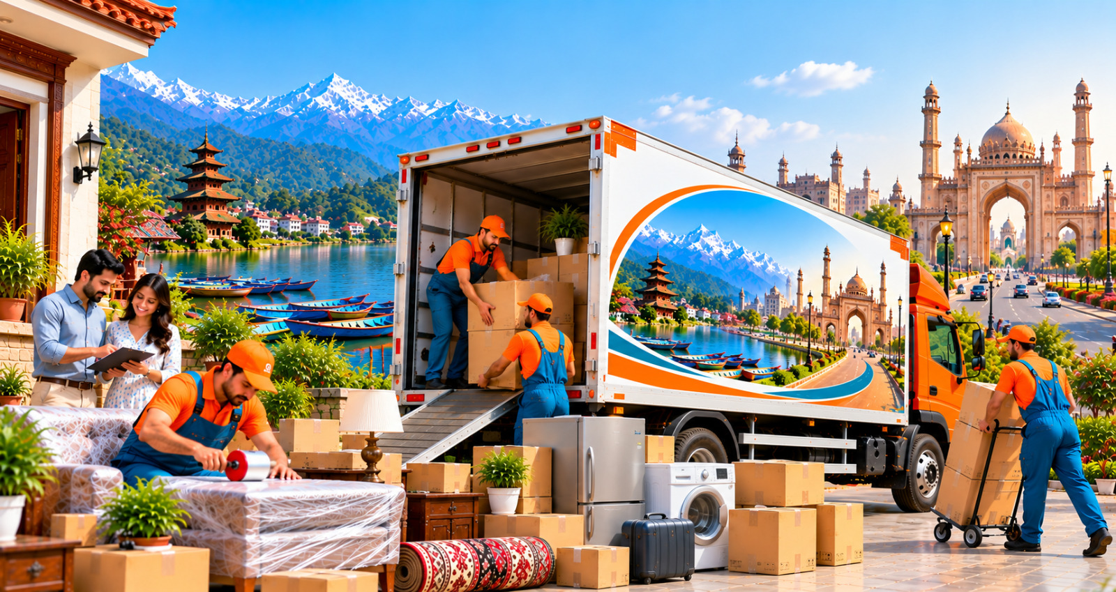 Home Shifting Service from Pokhara to Lucknow