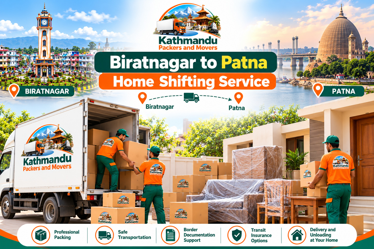 Biratnagar to Patna Home Shifting Service